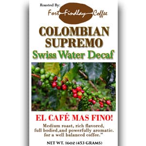 Colombian Swiss Water Decaf
