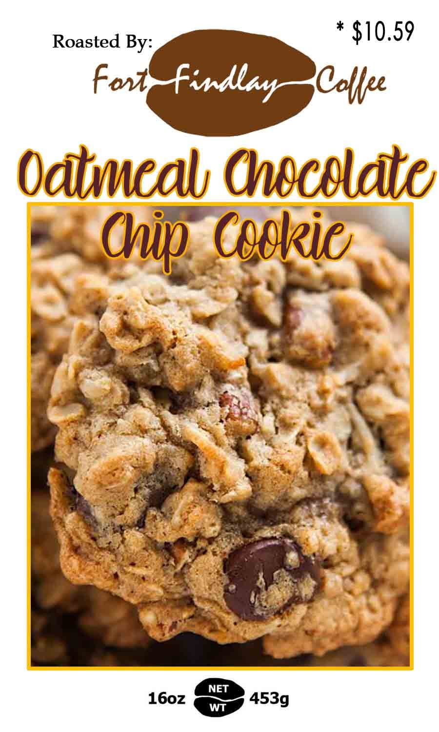 Oatmeal Chocolate Chip Cookie Coffee
