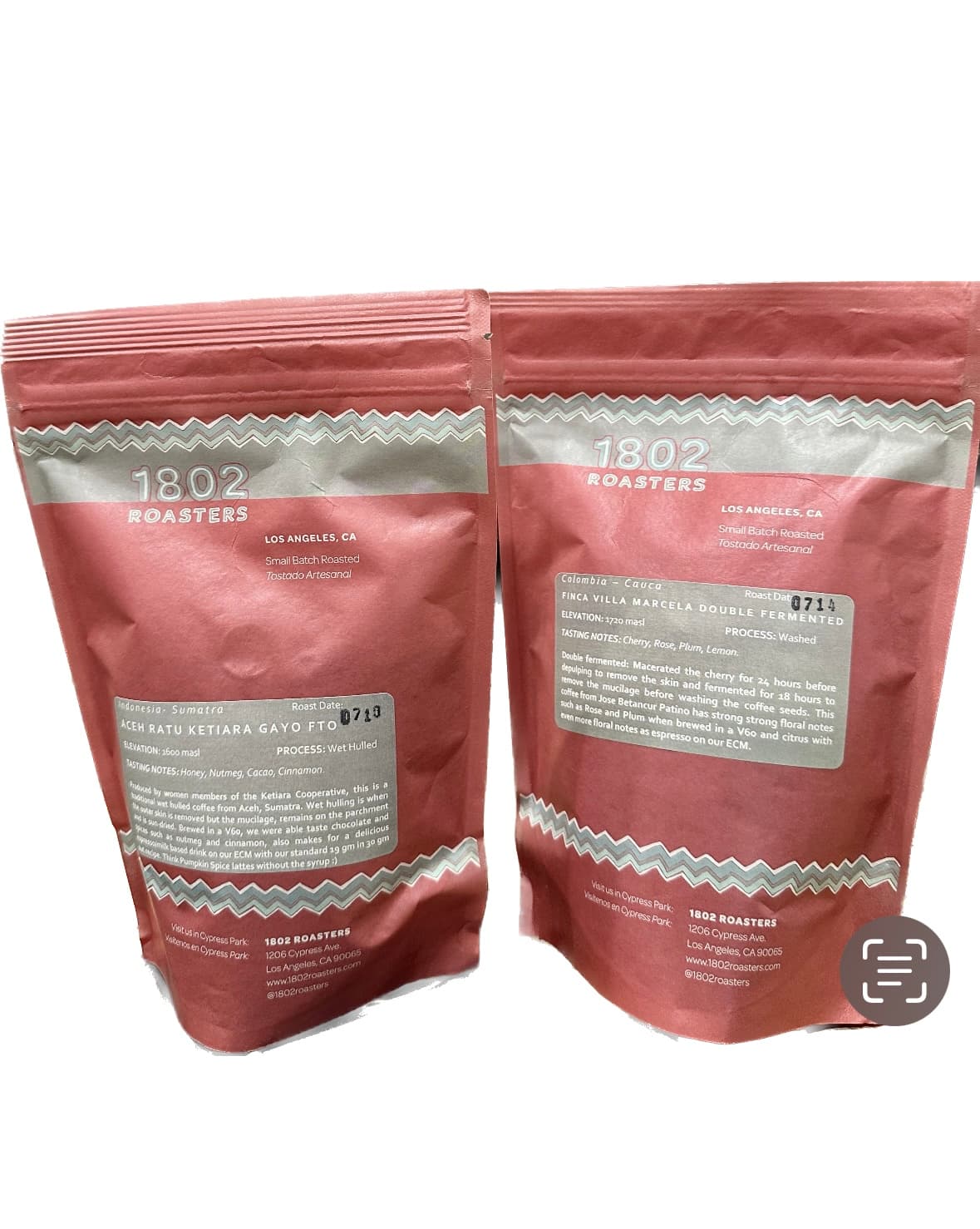 COLOMBIA FINCA VILLA MARCELA DOUBLE FERMENTED