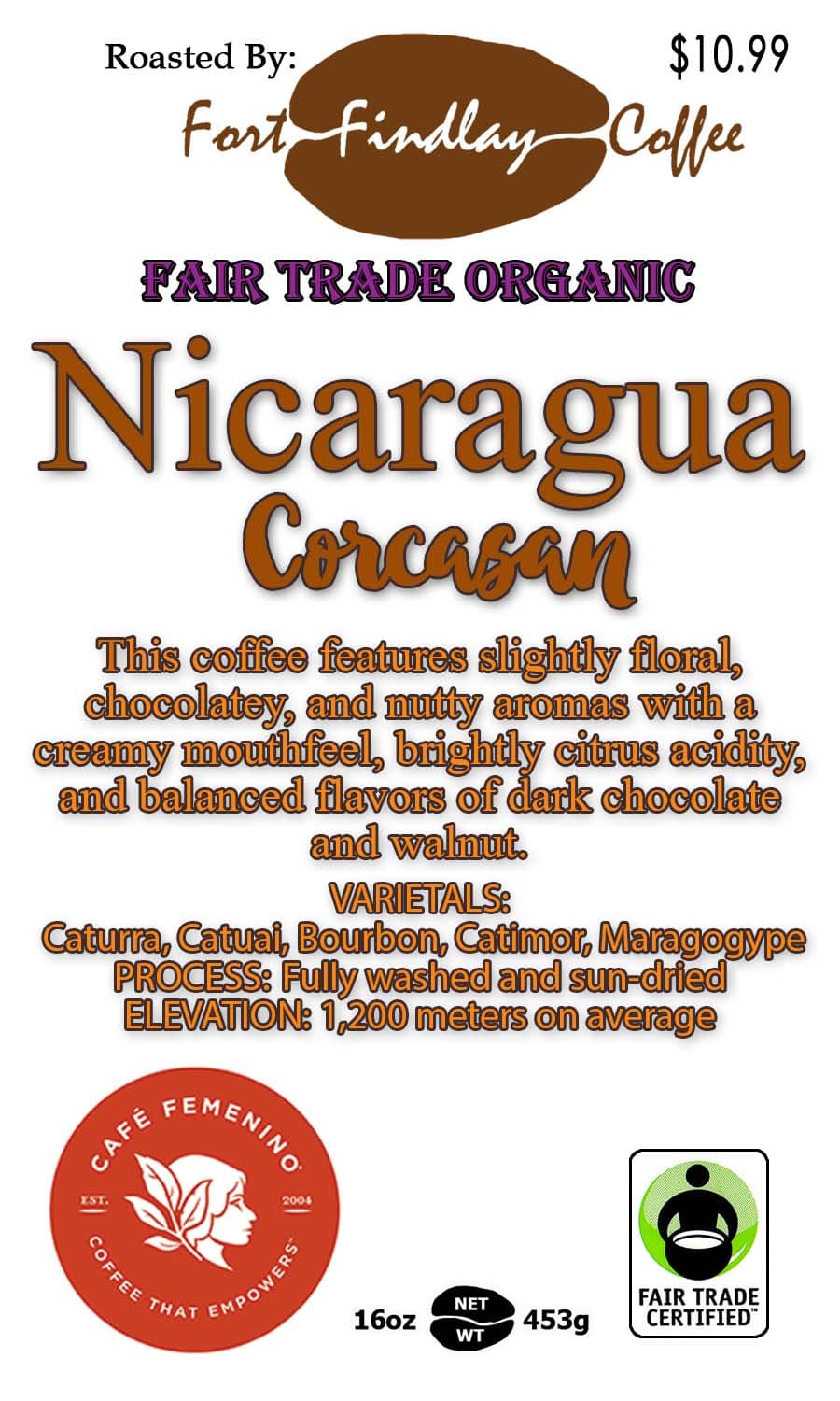 Nicaragua Fair Trade Organic