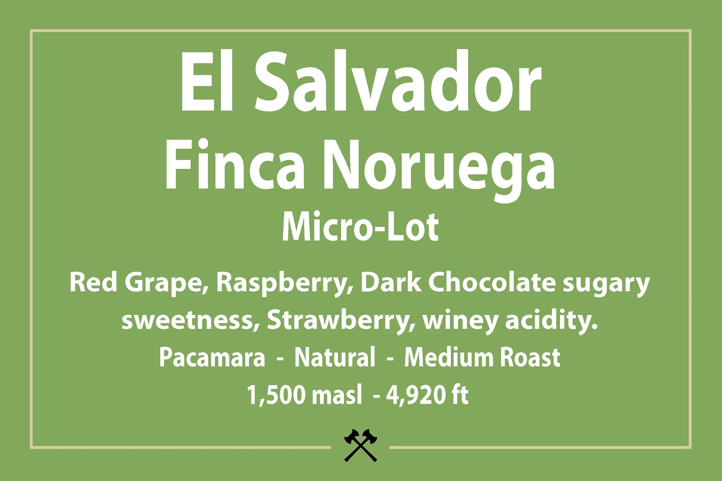 El Salvador - Finca Noruega - Pacamara - Anaerobic Natural - Micro-Lot