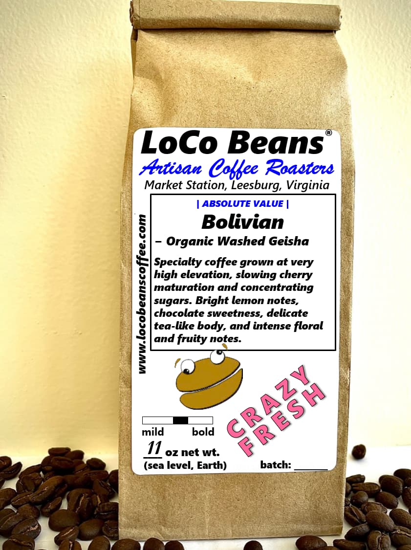 Bolivian Geisha (Organic), 11oz